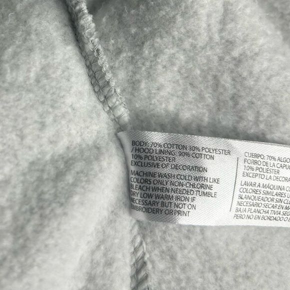 U.S. Polo Assn. Men's Full Zip Fleece Sweatshirt Hoodie. Gray 2XL - Picture 8 of 15